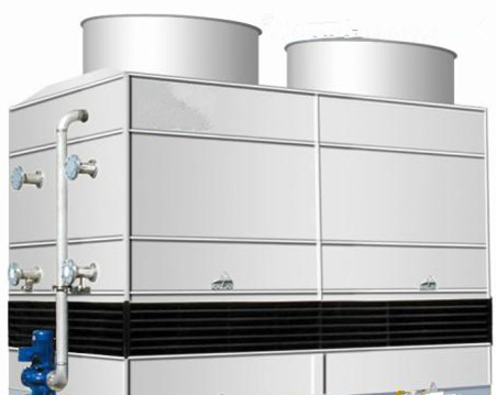 閉式冷卻塔安裝現場